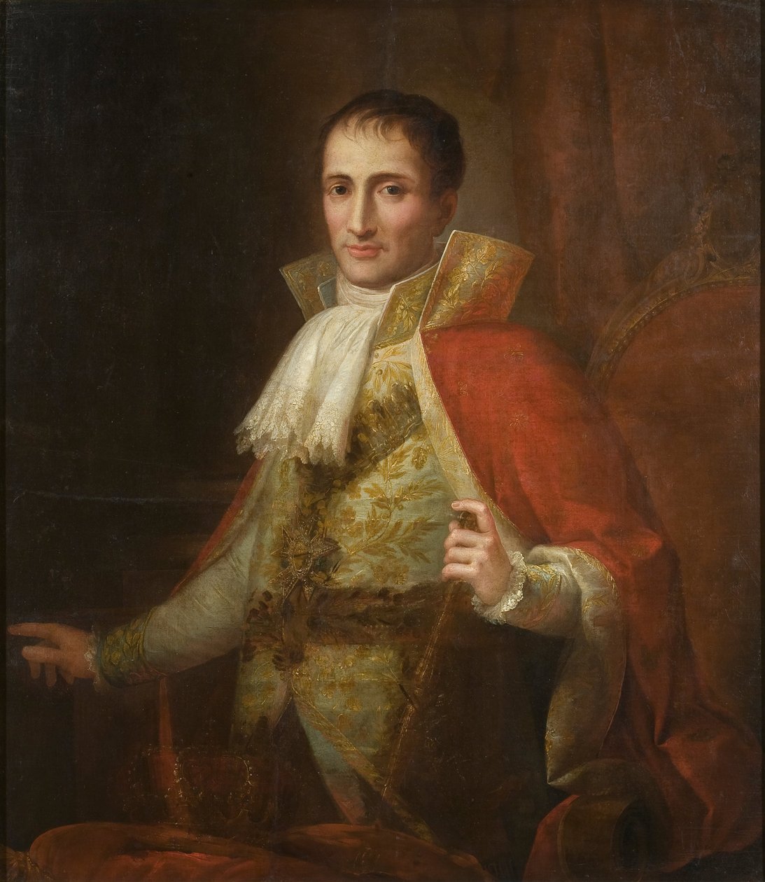 Porträtt av kung Josef I av Spanien 1768-1844 av Josée Flaugier
