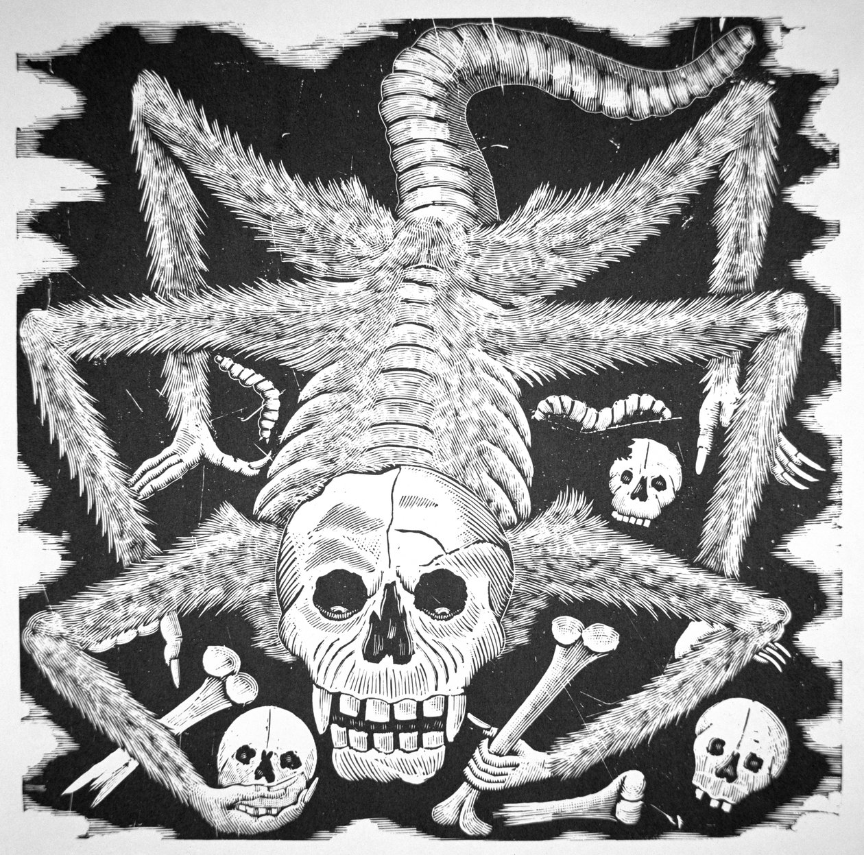 Calavera Huertista, ca 1910 (gravyr) av José Guadalupe Posada