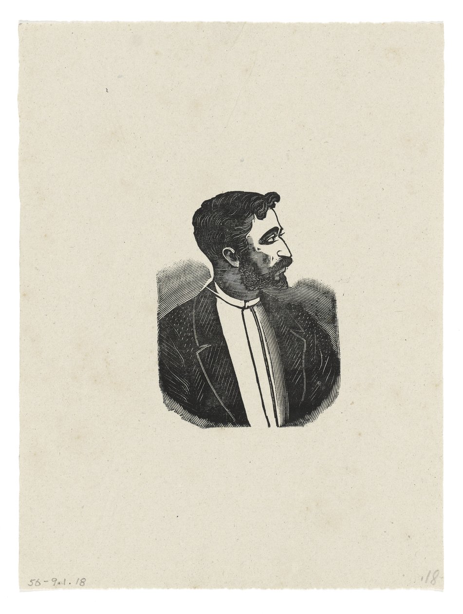 Porträtt, ca 1888-1913, tryckt 1942 (gravyr) av José Guadalupe Posada
