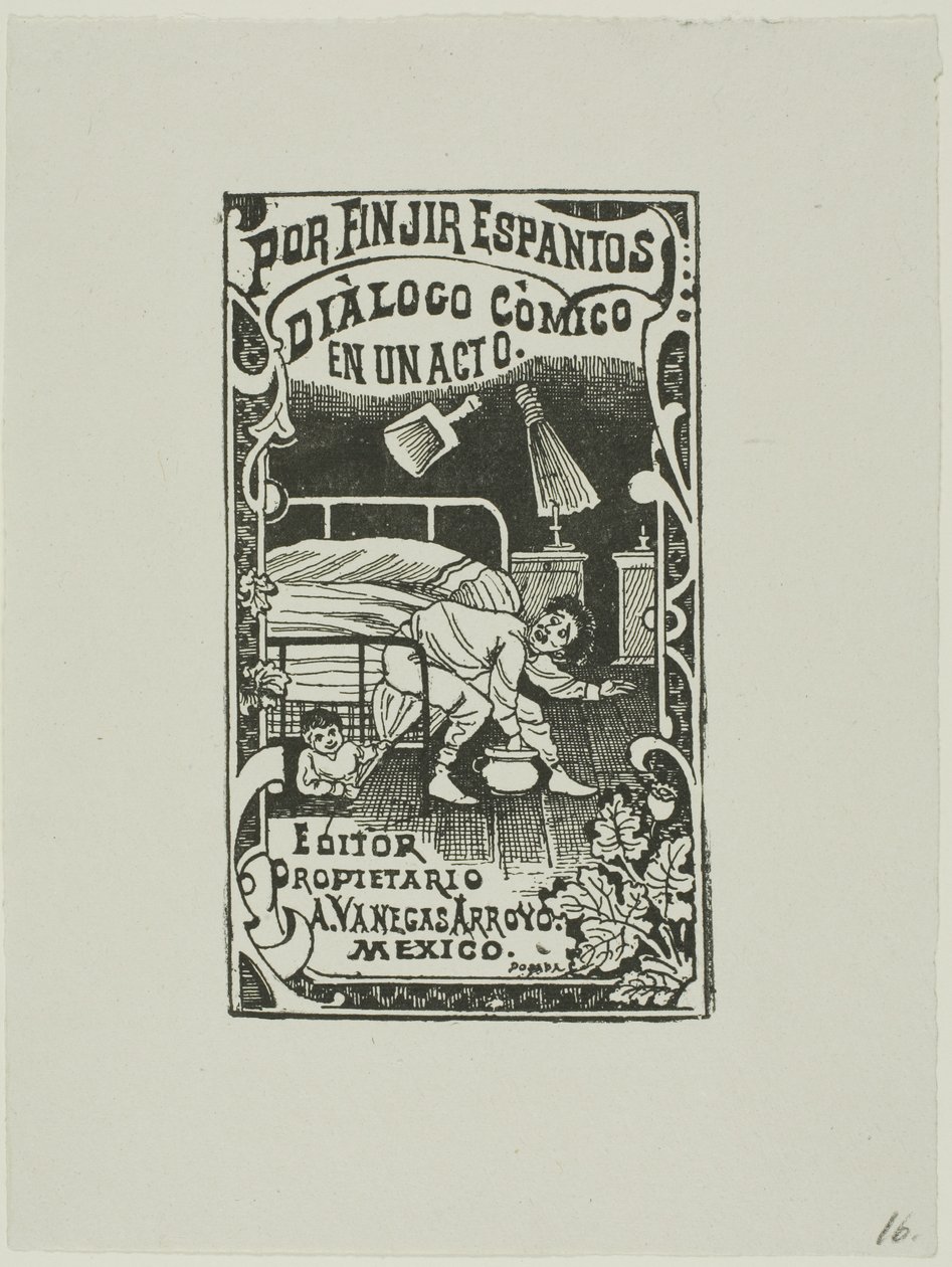 Låtsas vara spöken av José Guadalupe Posada