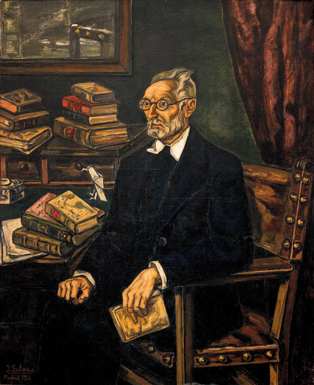 Miguel de Unamuno, målad av Jose Gutierrez Solana av Jose Gutierrez Solana