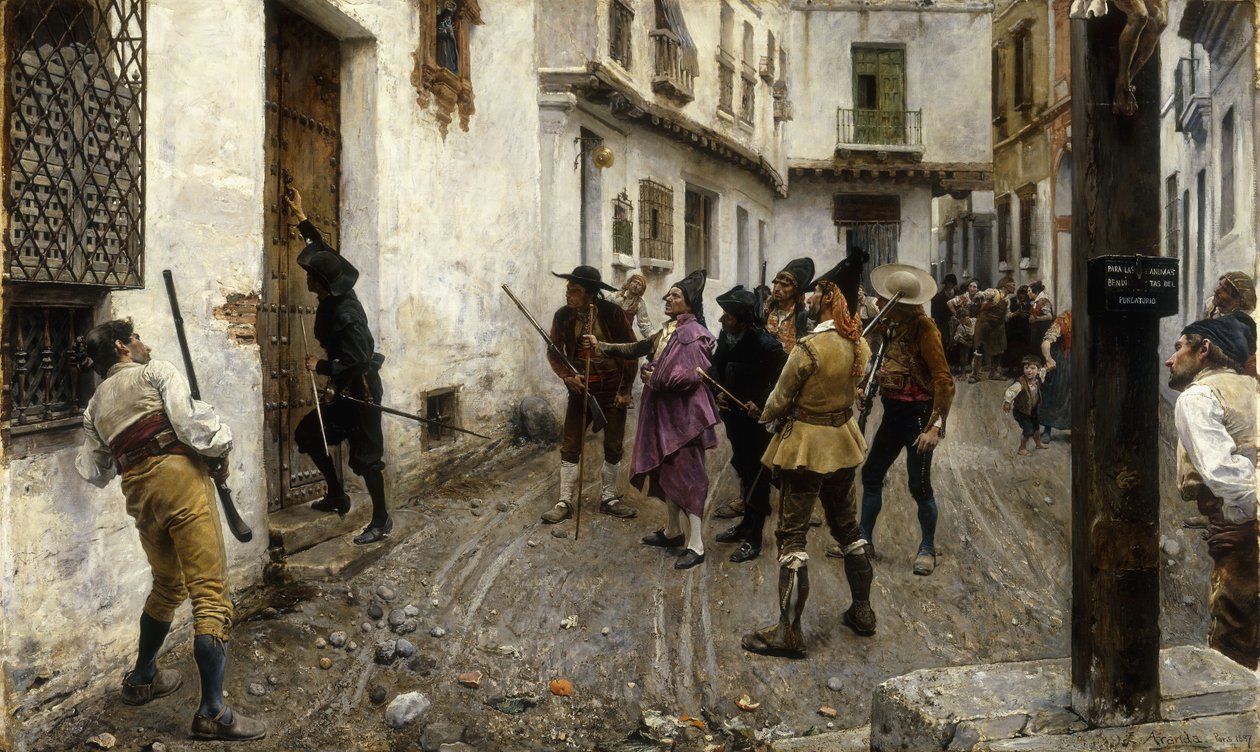 Rättvisa segrar, 1887 av Jose Jimenes Aranda