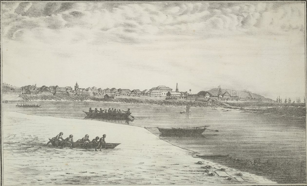 Utsikt över Bombay från Colaba av Jose M. Gonsalves