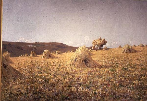 Skörd nära Amberley, Sussex av Jose Weiss