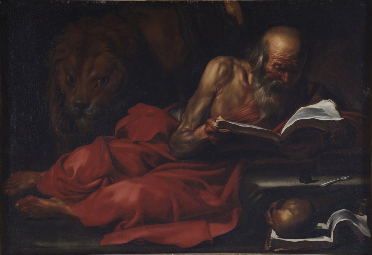 Sankt Jerome av Jusepe de Ribera