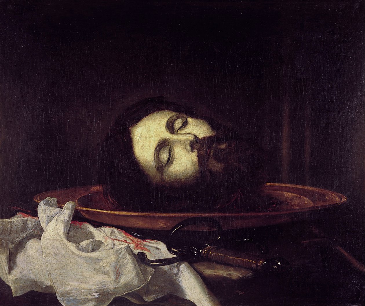 Huvudet av Johannes Döparen av Jose de Ribera