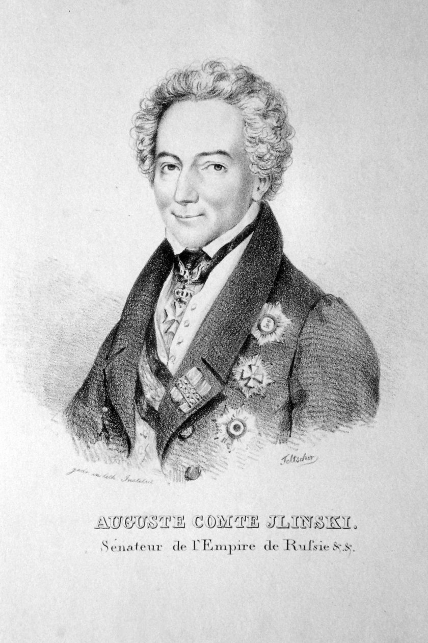 Josf August  Ilinsky av Josef Eduard Teltscher