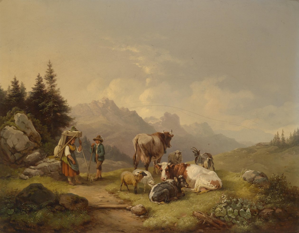 Vila på Alm av Josef Heicke