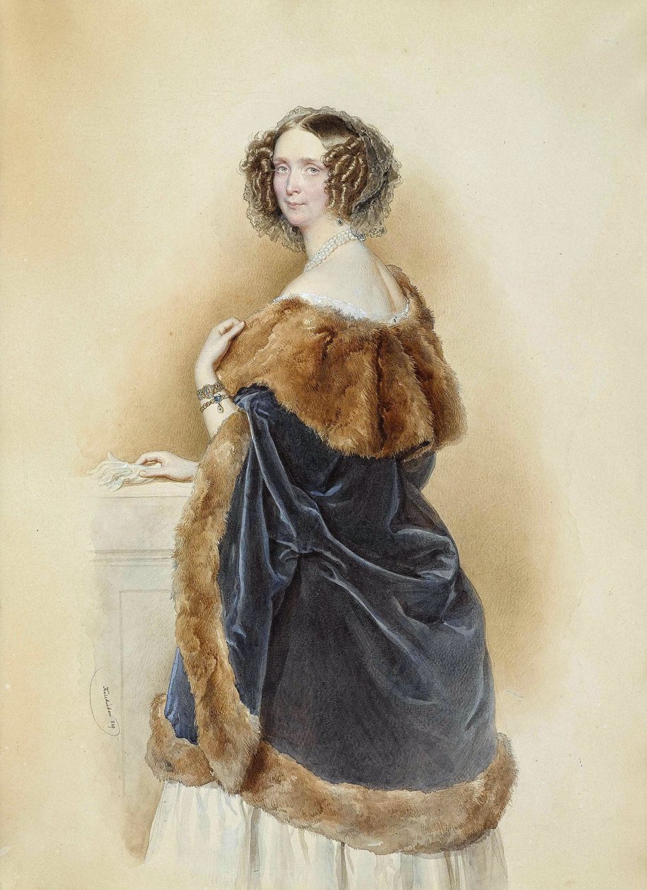 Archduke sophie i Österrike, prinsessan av Bayern av Josef Nikolaus Kriehuber