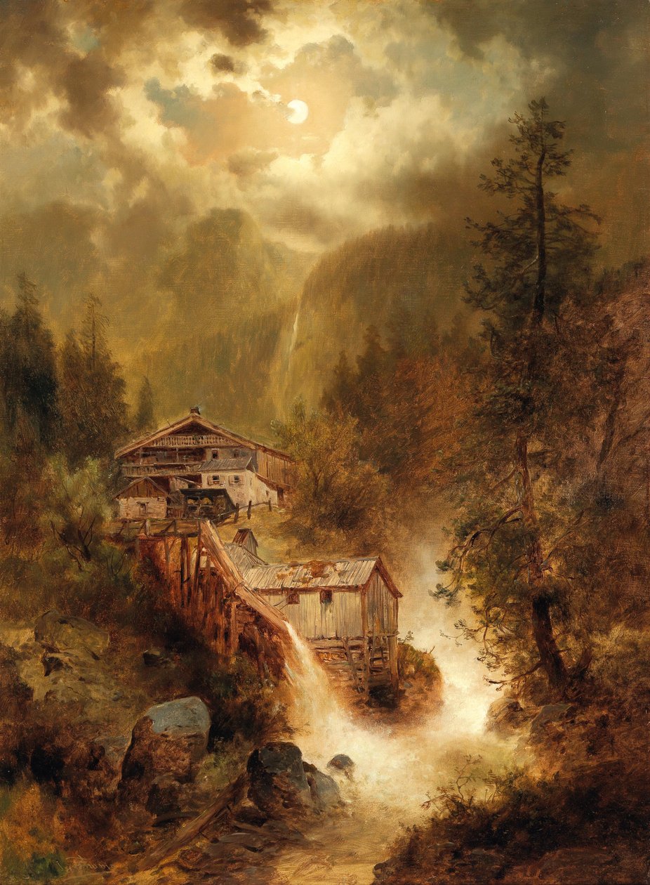 Approaching Storm in the High Mountains av Josef Thoma