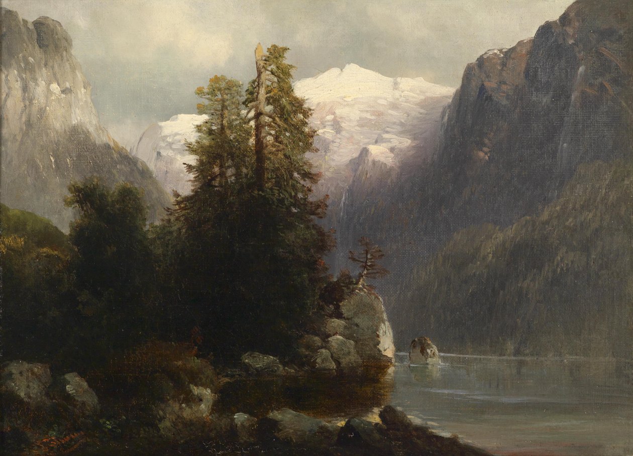 Blick auf den Gosau See av Josef Thoma