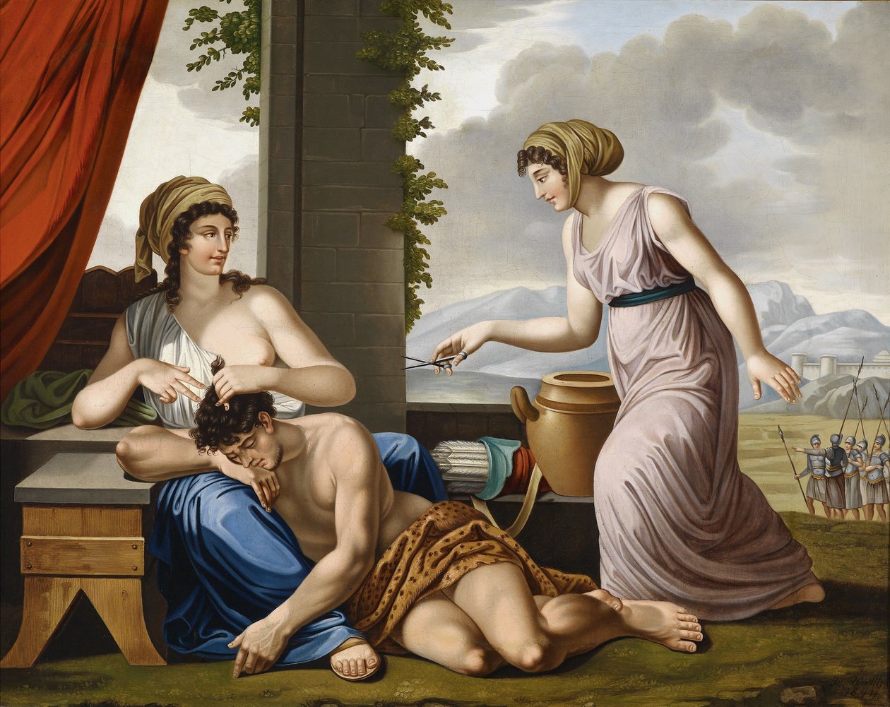 Samson und Delila av Josef Worlicek