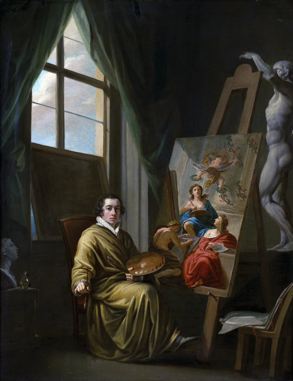 Självporträtt av Josef Abel