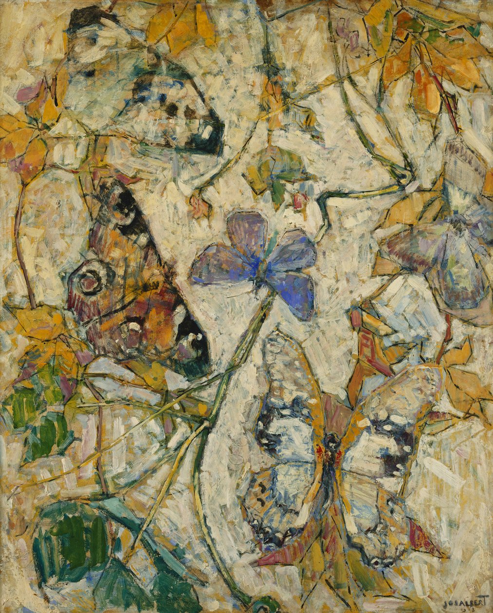 Fjärilar; Fjärilar, 1918 av Josef Albert