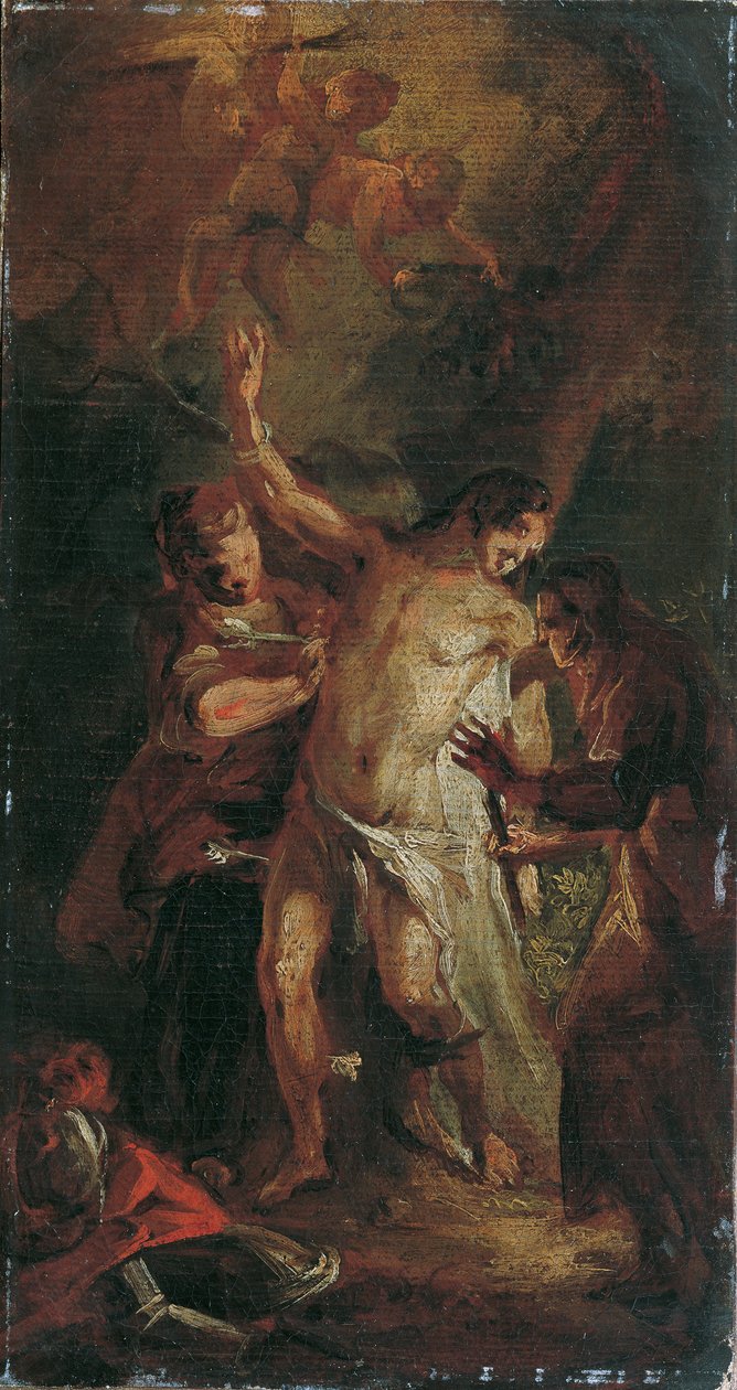 Sankt Sebastian och kvinnorna av Josef Anton Mesmer