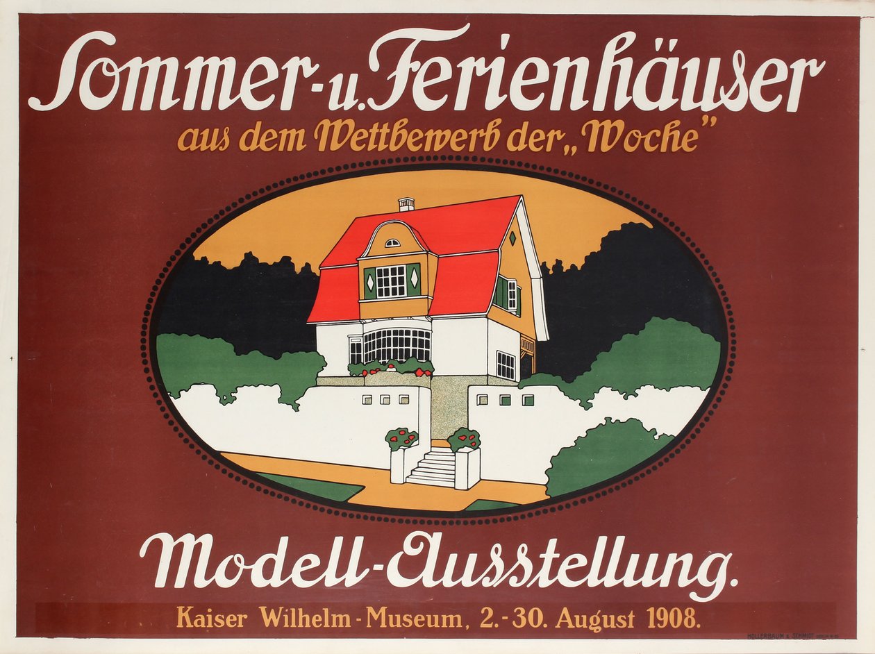 Sommar och Ferienhauser, 1908. av Josef Bichlmeier