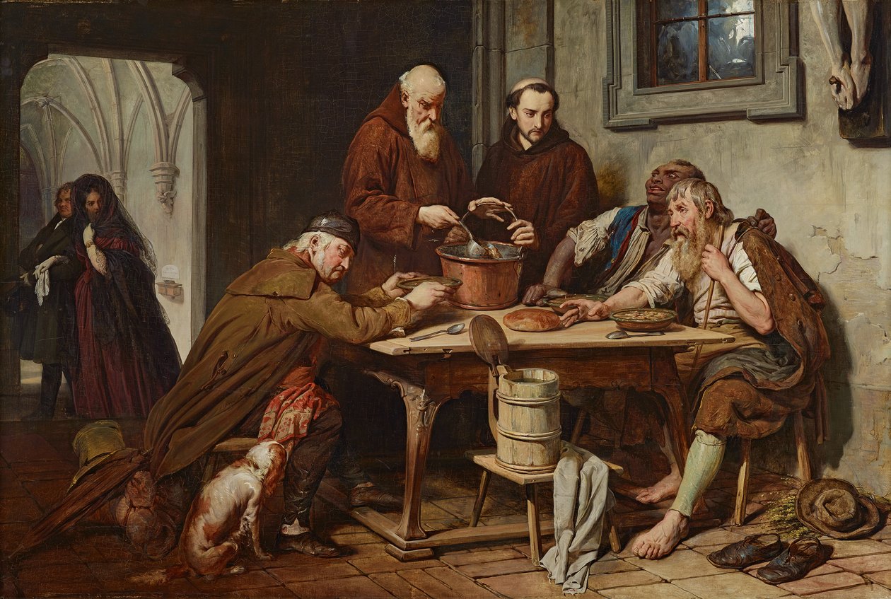 Klostersoppan av Josef Danhauser