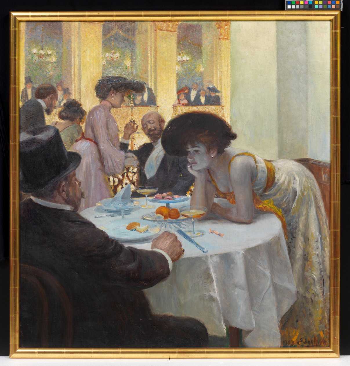 Loge i Sophiensaal av Josef Engelhart