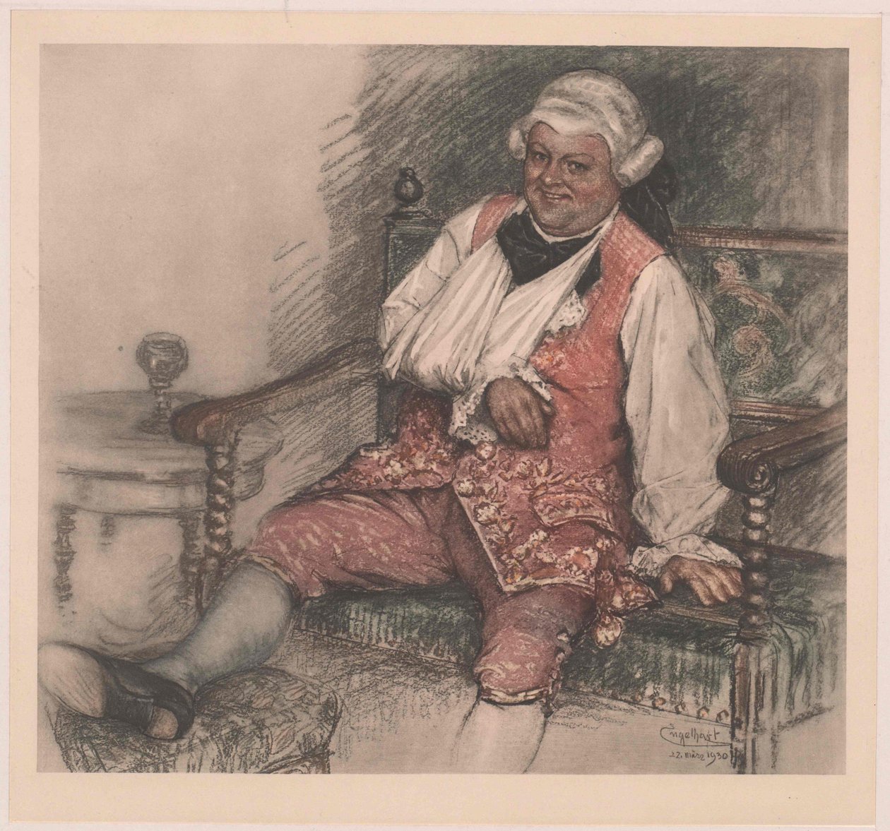Richard Mayr av Josef Engelhart