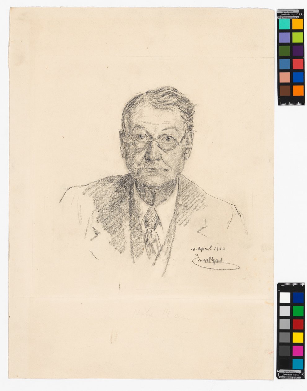 Självporträtt, Josef Engelhart av Josef Engelhart
