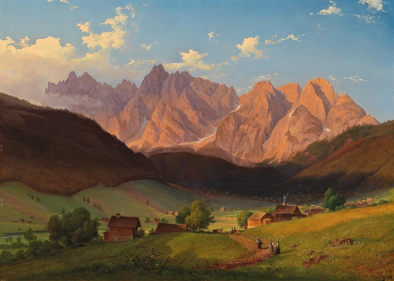 Utsikt över Triglav i Slovenien av Josef Feid