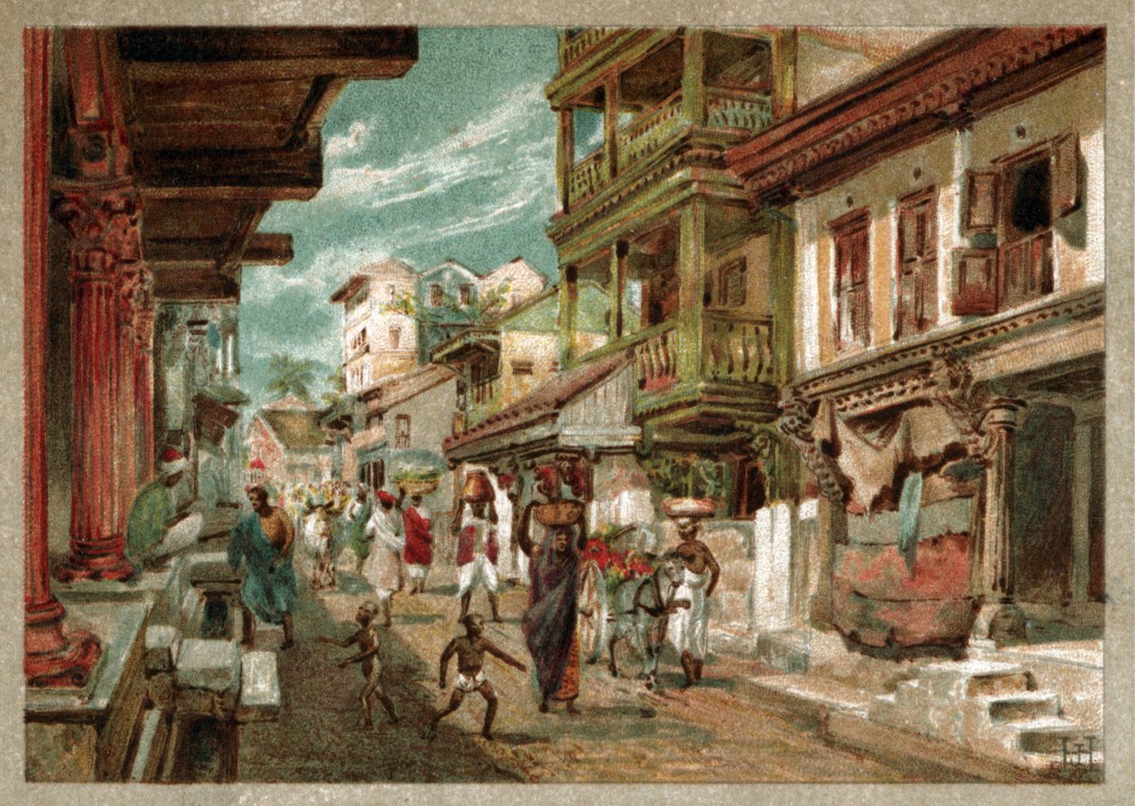 Gata i Mumbai av Josef Hoffman