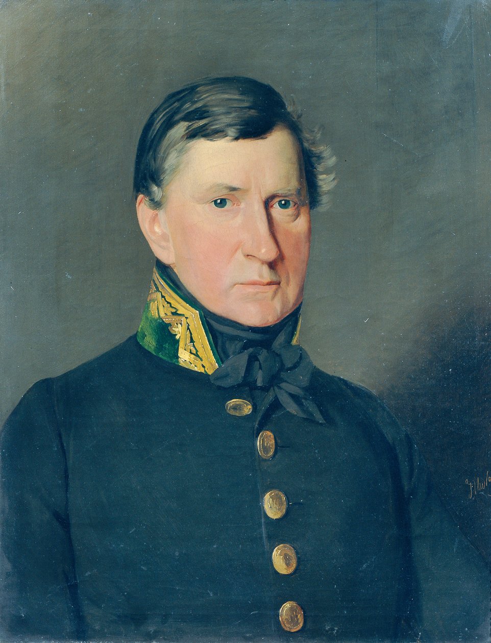 porträtt av en gentleman av Josef Huttary