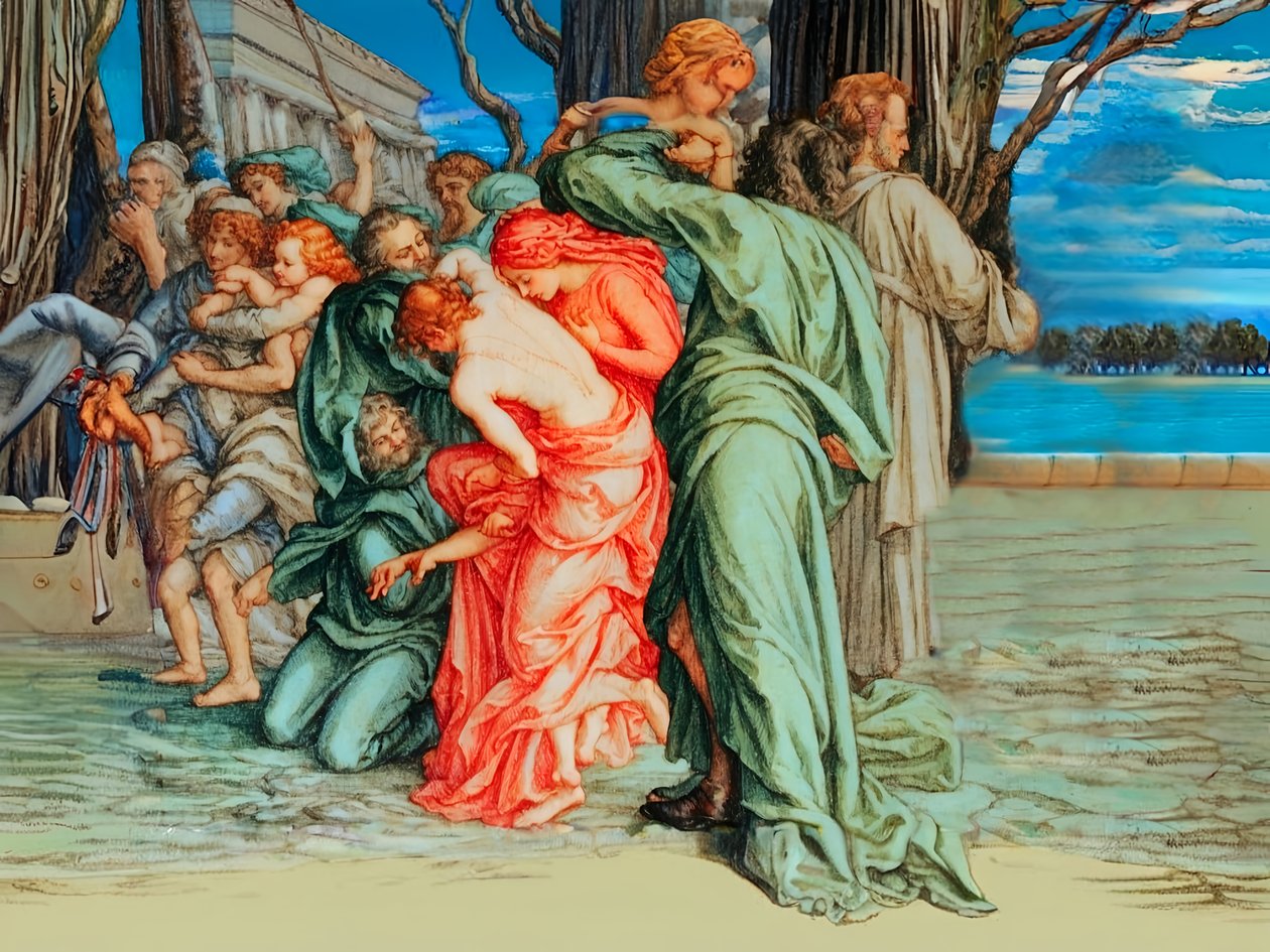 A2_Exodus_16_Korahs uppror av Josef Johann Michel
