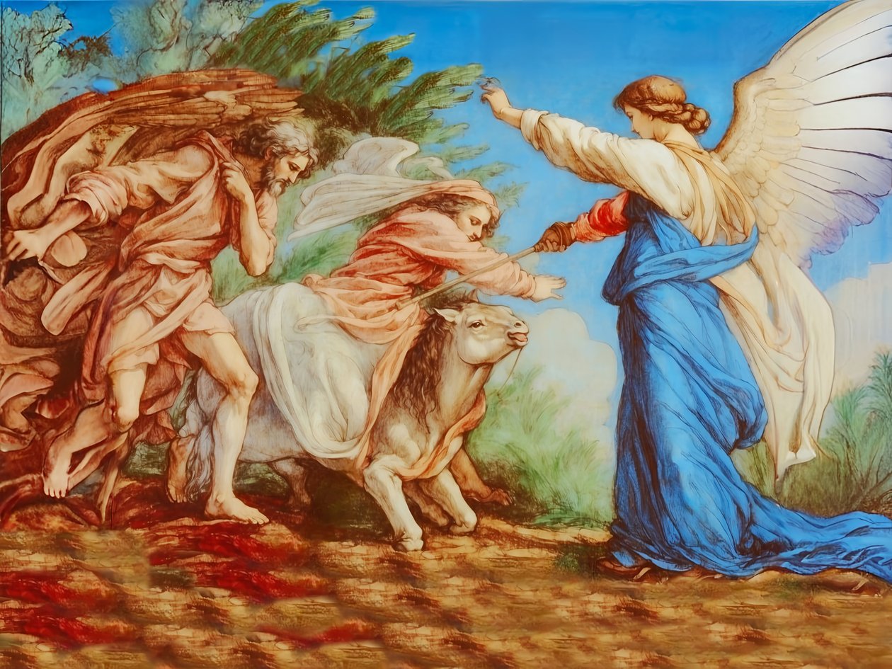 A2_Exodus_19_Balaams åsna av Josef Johann Michel