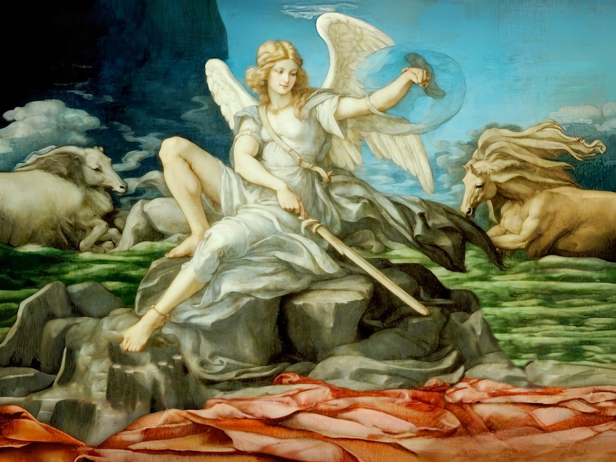 A2_Exodus_22_Begravning av Moses av Josef Johann Michel