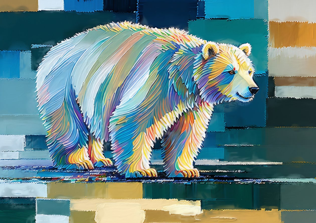 Djur: Icebear 2 av Josef Johann Michel