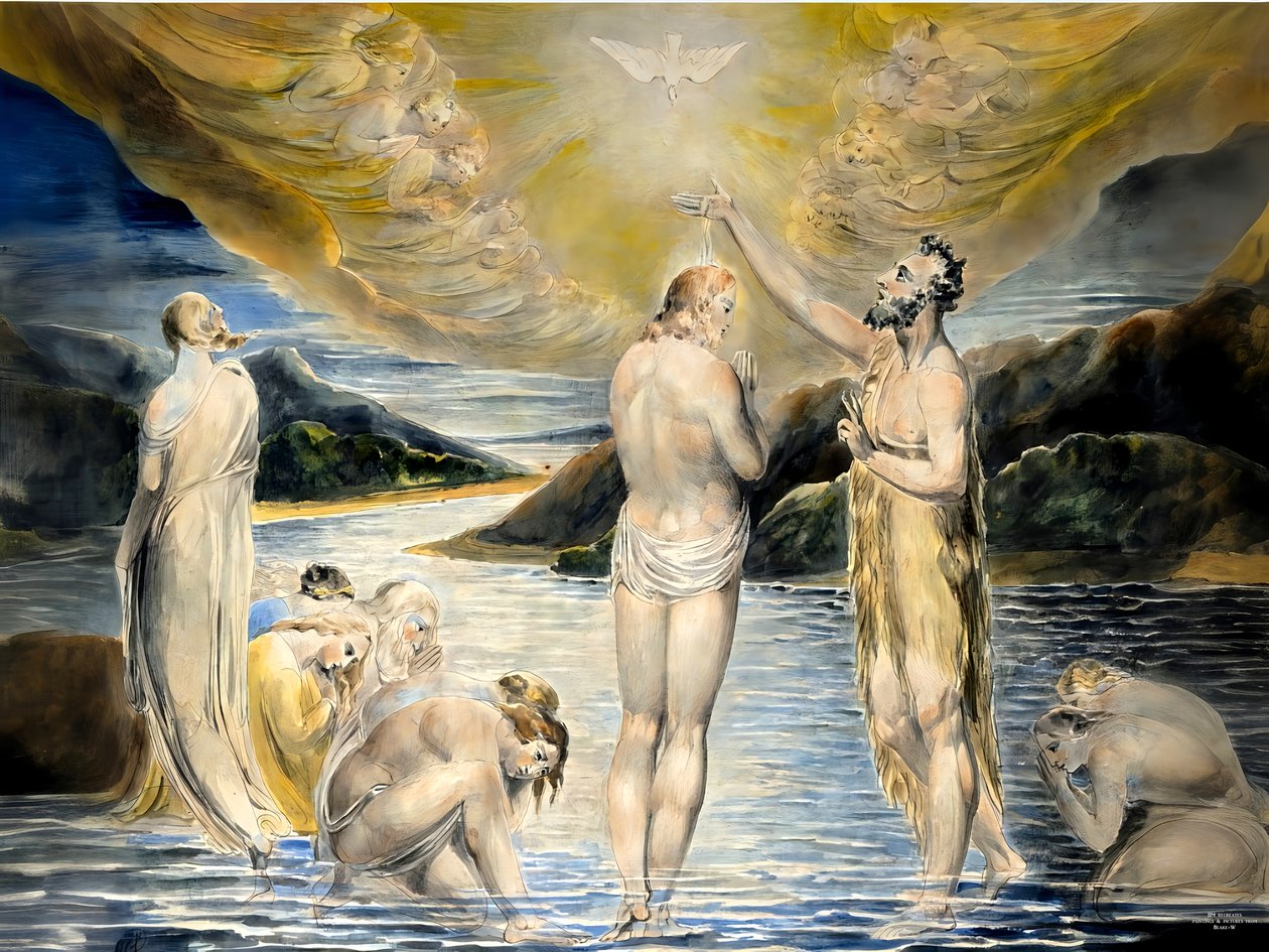 JJM-recreate_Blake-W_Die Taufe Christi av Josef Johann Michel