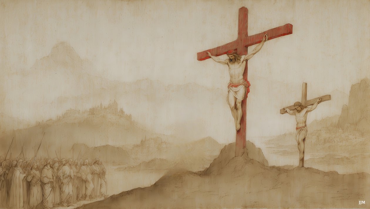 Jesus_Krucifixion_01 av Josef Johann Michel