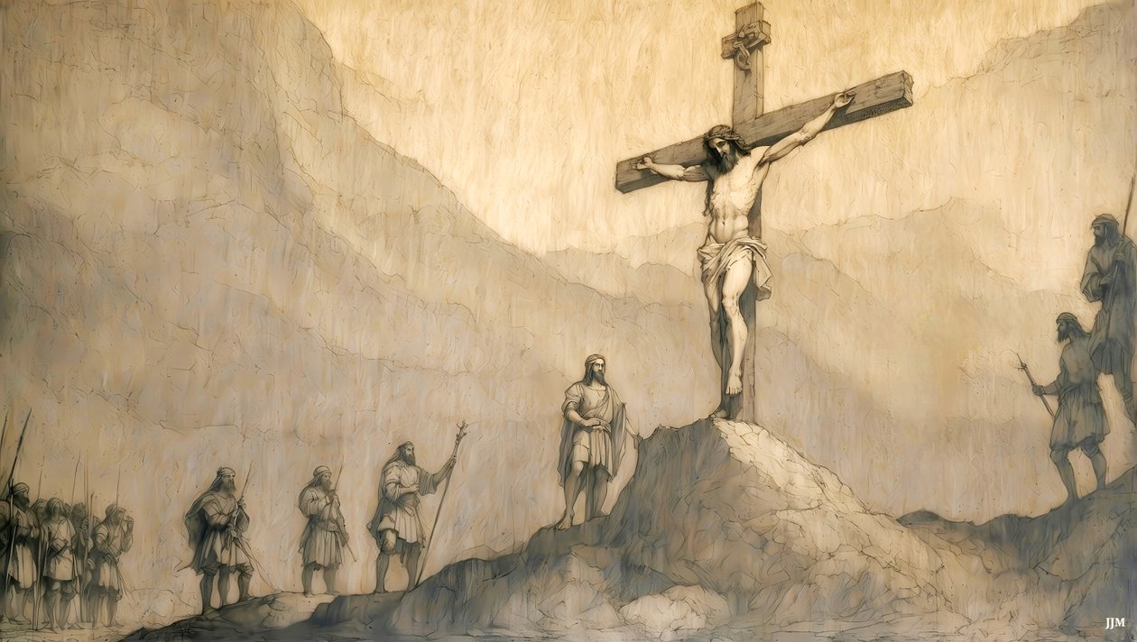 Jesus_Krucifixion_02 av Josef Johann Michel