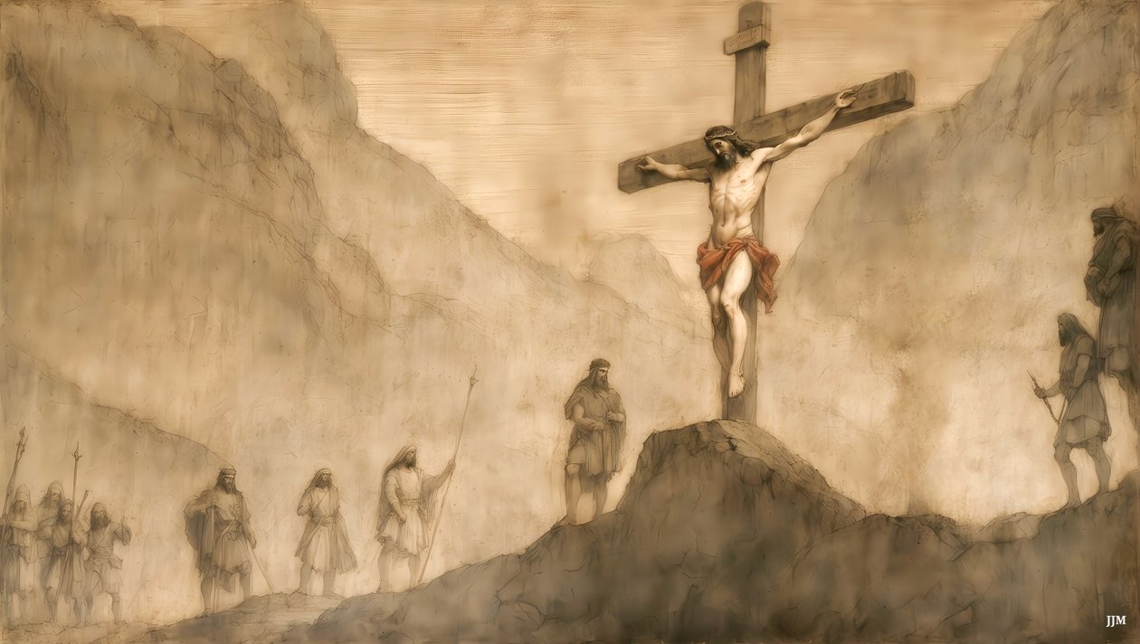 Jesus_Krucifixion_03 av Josef Johann Michel