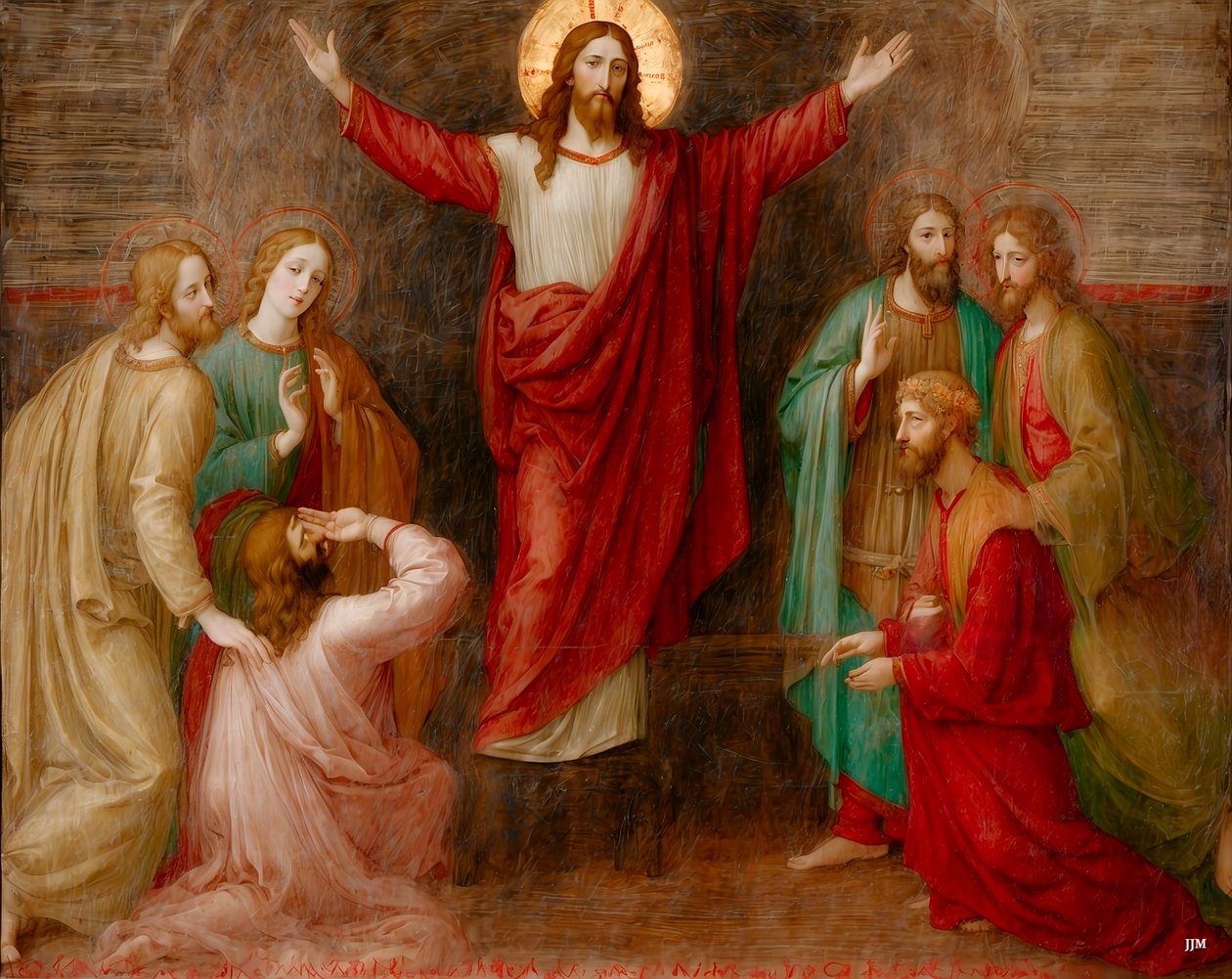 Jesus_Förklaring_03 av Josef Johann Michel