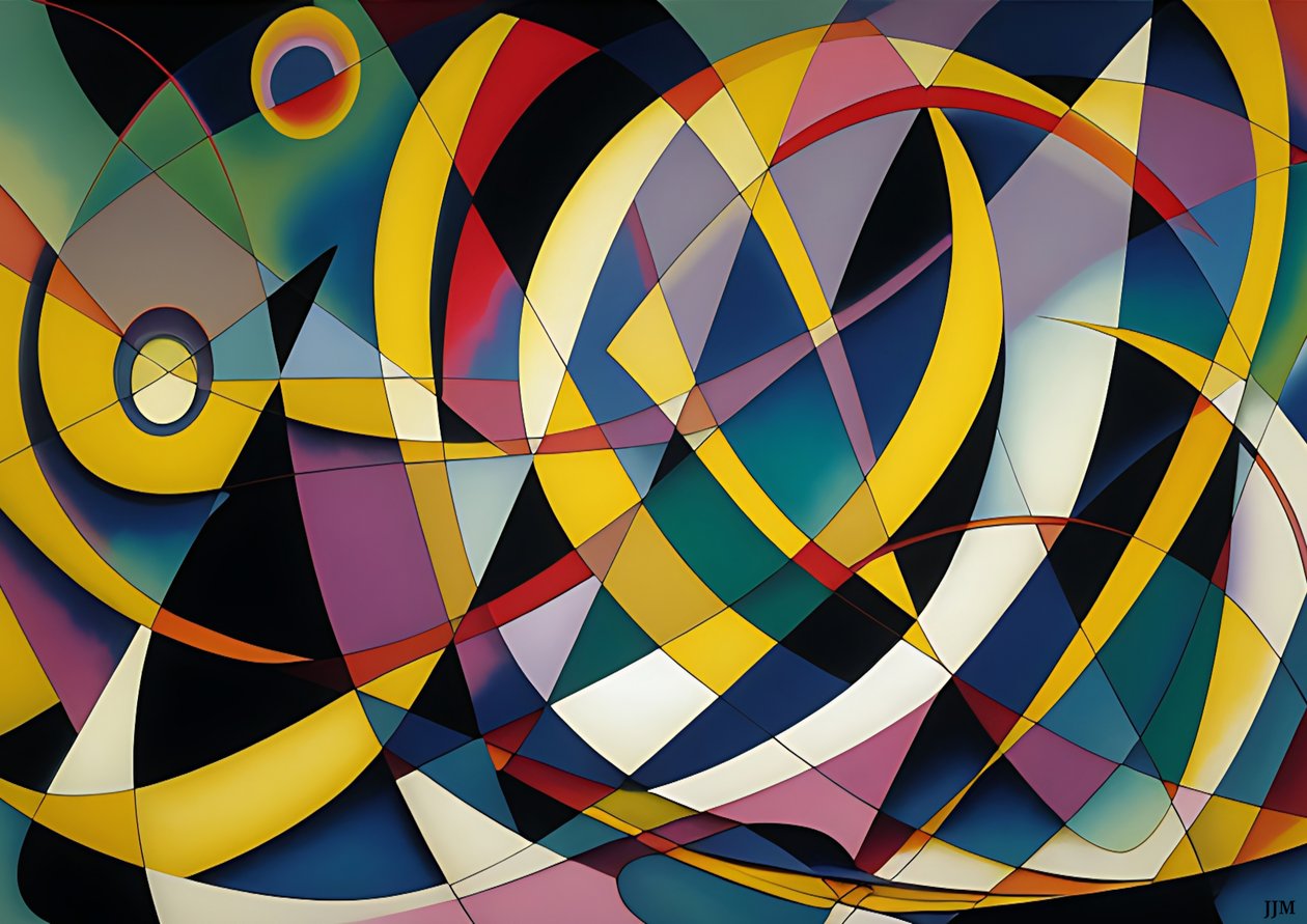 abstract: silver-gul_kurva 7 av Josef Johann Michel