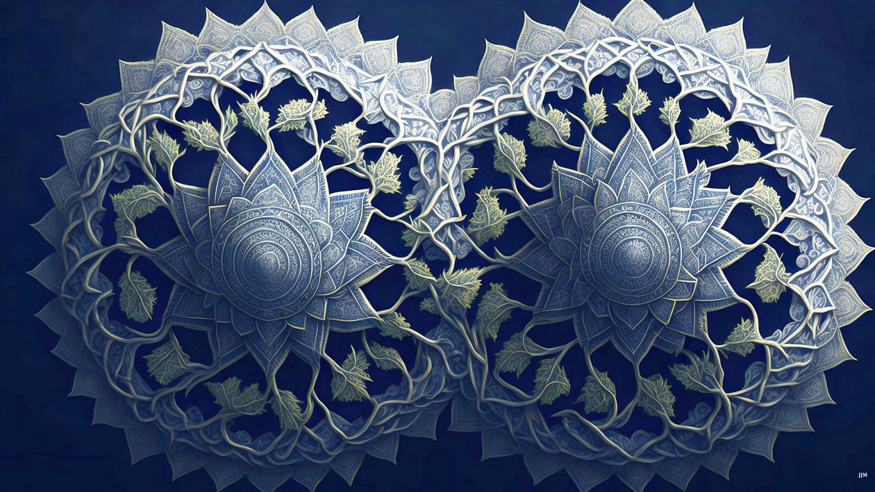 mandala: afrikanska element_02 av Josef Johann Michel