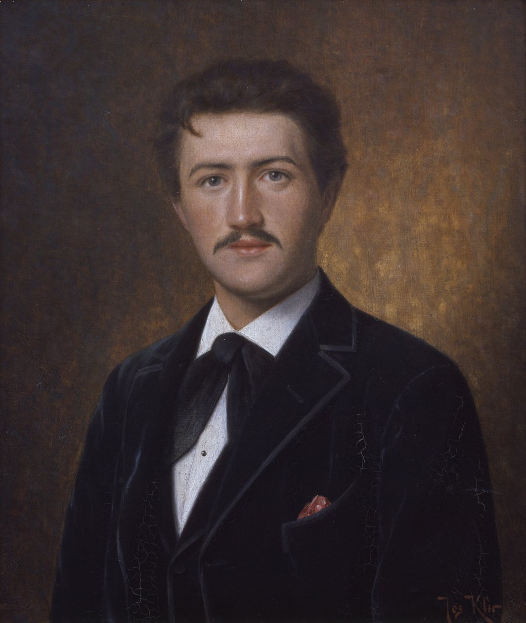 Josef Suk (1874-1935) i en ålder av 21 år av Josef Klír