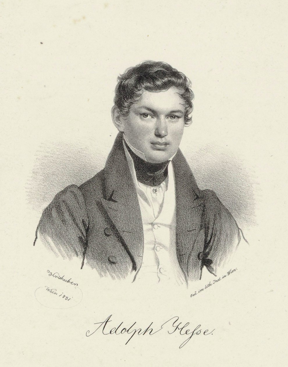Adolf Hesse av Josef Kriehuber