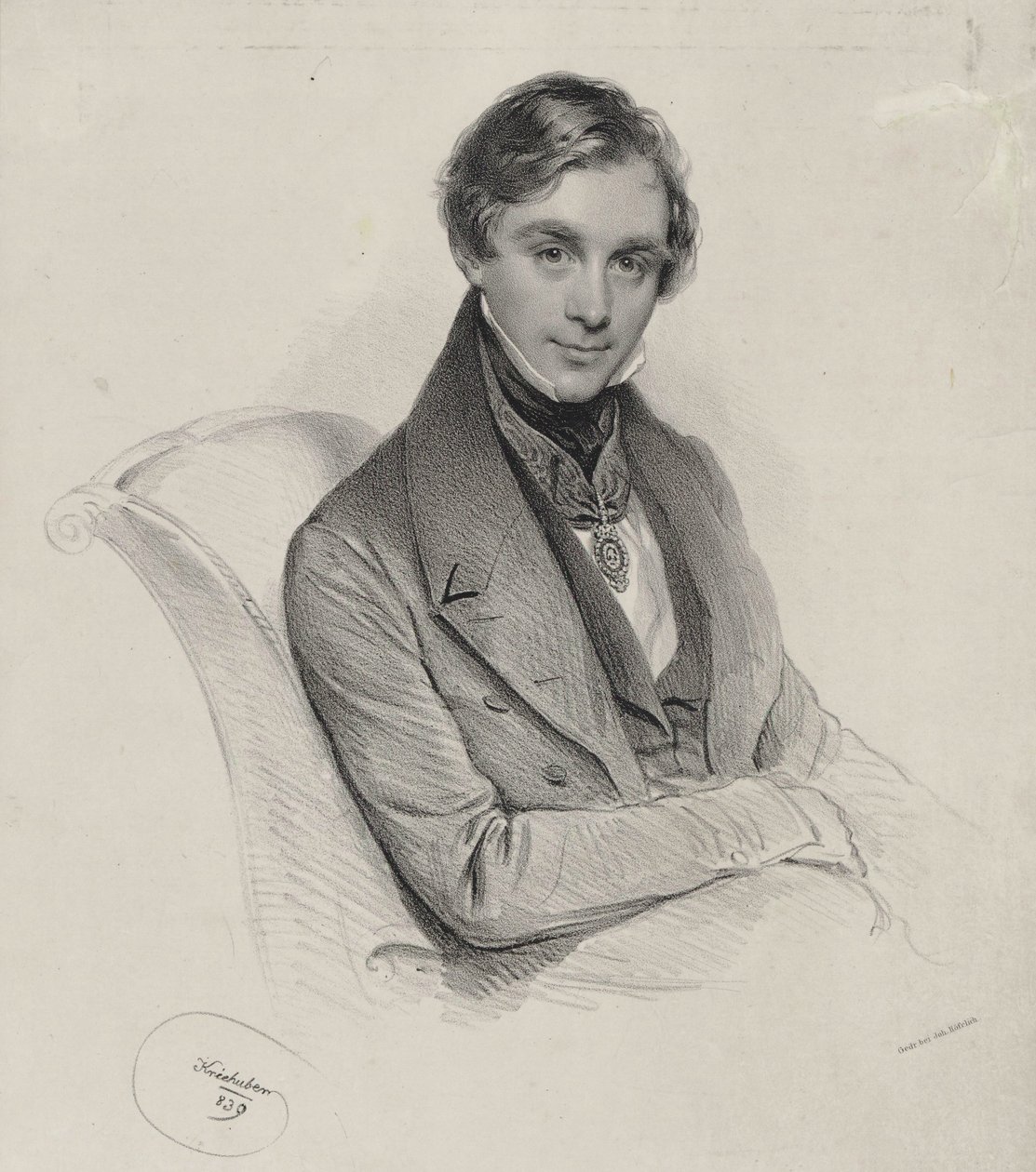 BullLitho av Josef Kriehuber
