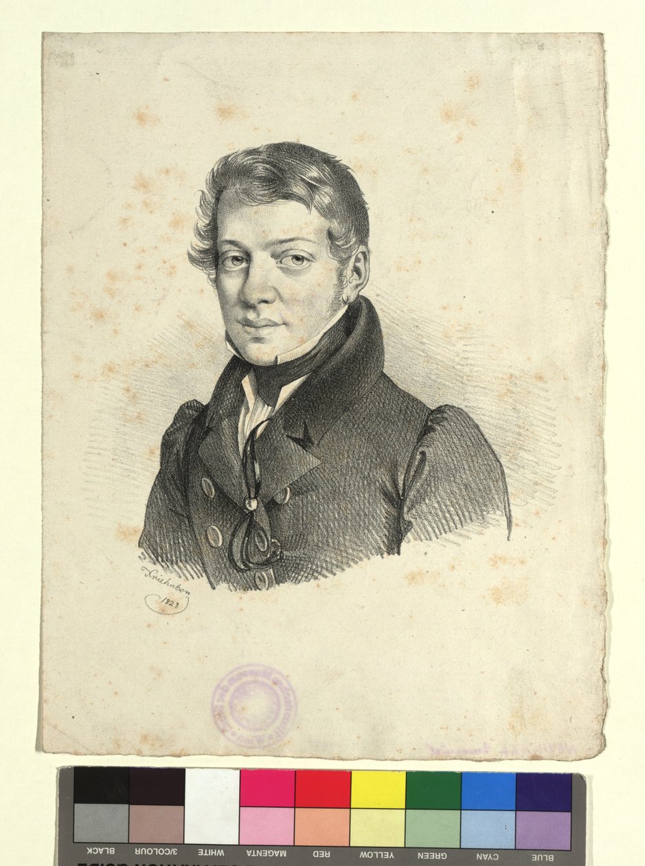 Emanuel Ritter von Neuwall av Josef Kriehuber