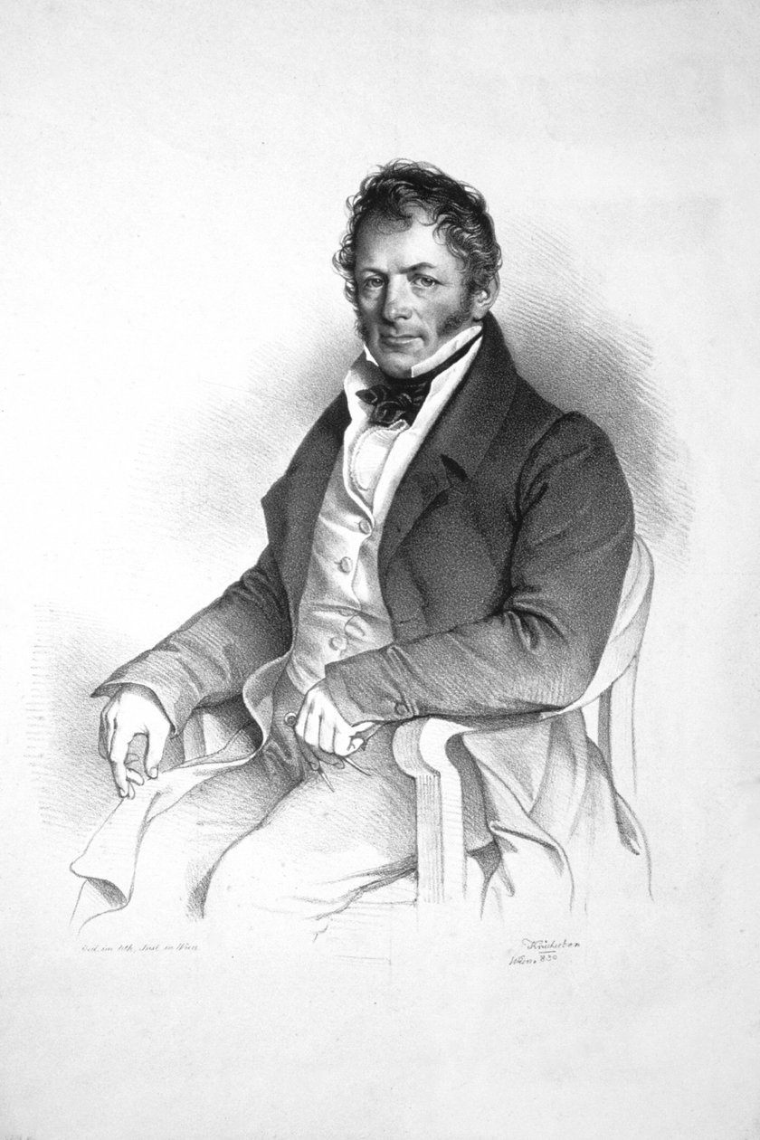 Franz Jäger Litho av Josef Kriehuber