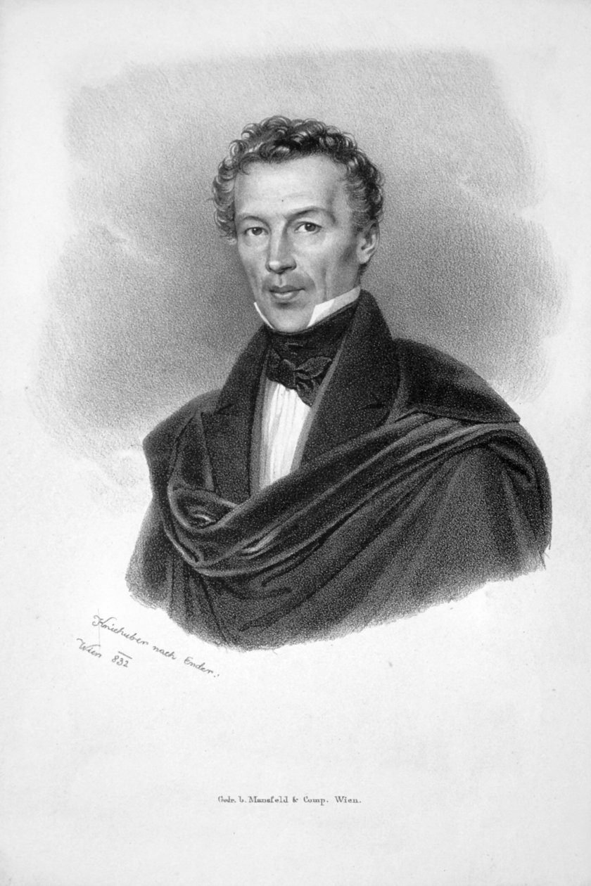 Franz Krieg Litografi av Josef Kriehuber