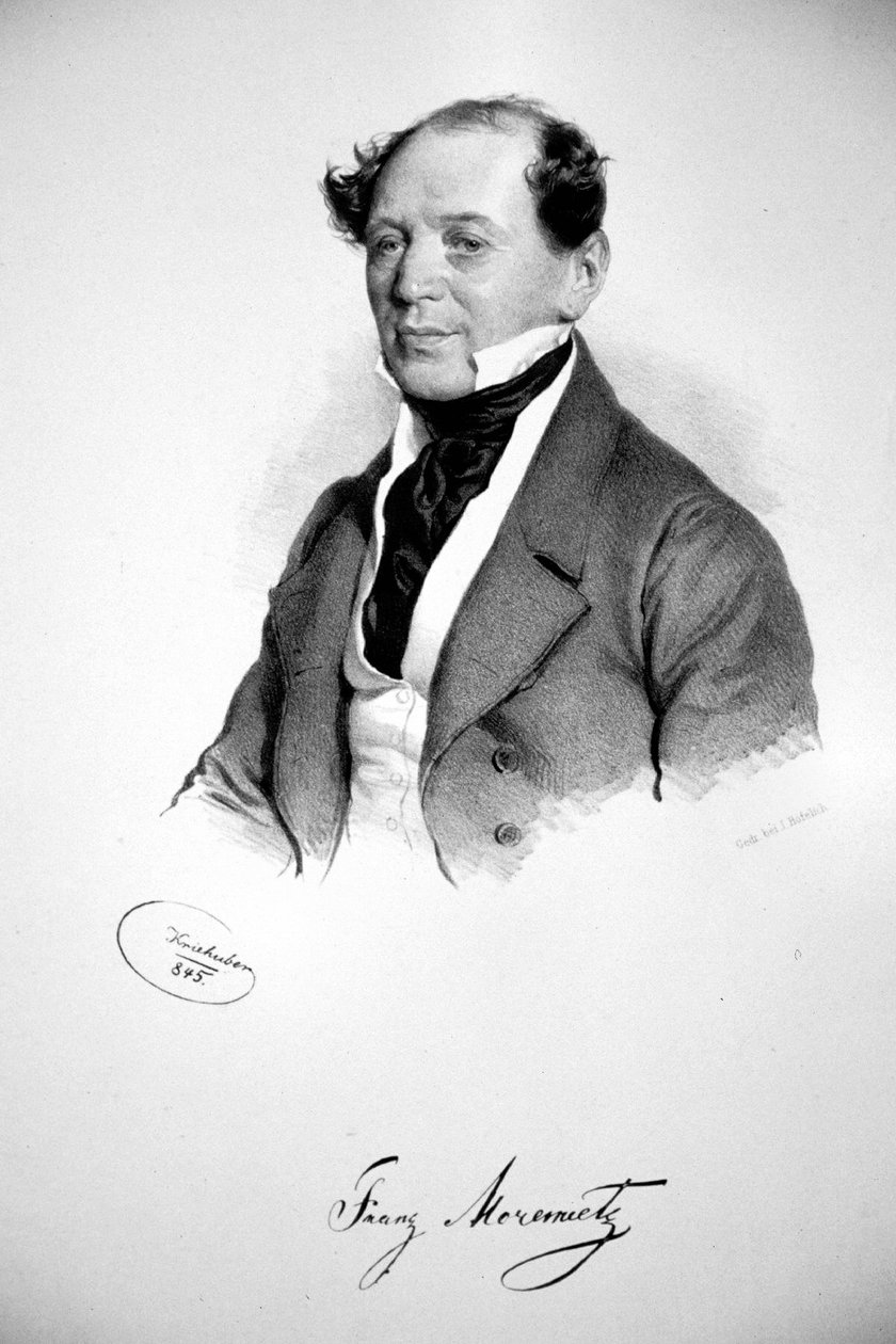 Franz Morawetz Litografi av Josef Kriehuber