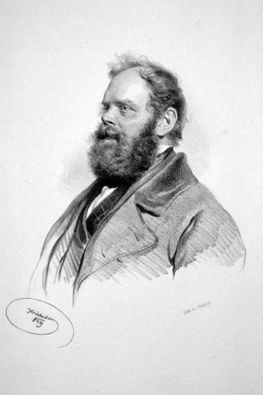 Franz Schäffer Litho av Josef Kriehuber