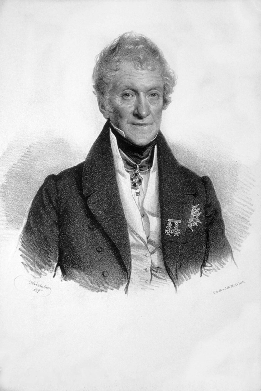 Franz Xaver Ottenfels-Gschwind Litho av Josef Kriehuber