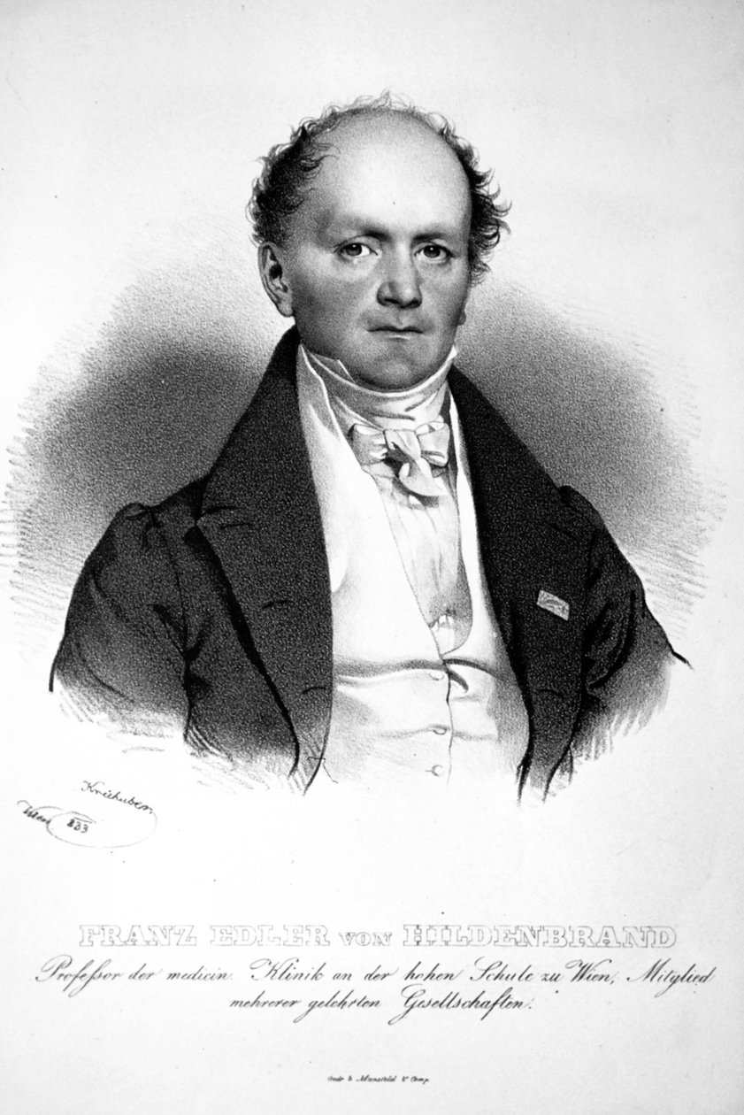 Franz von Hildenbrand Litho av Josef Kriehuber