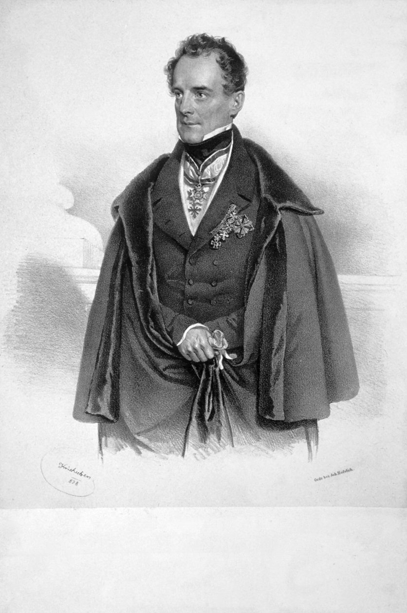 Franz von Löhr Litho av Josef Kriehuber