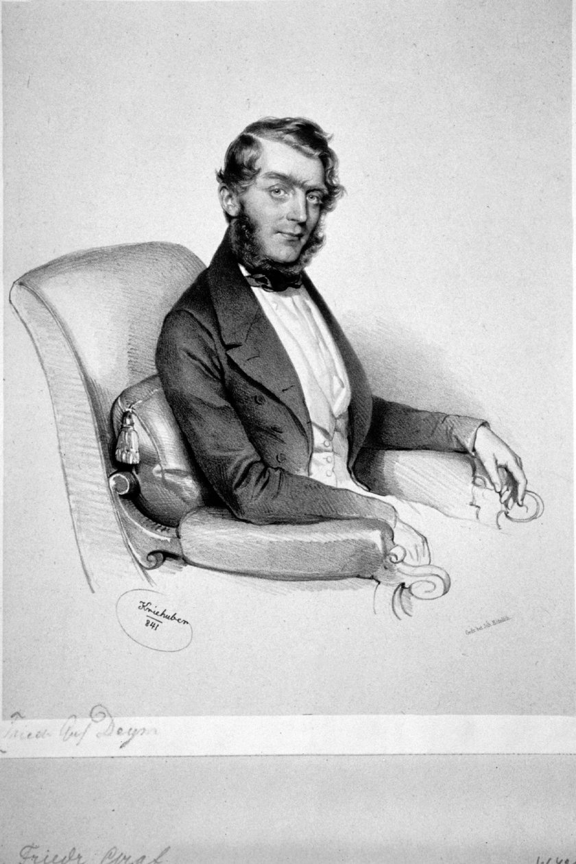 Friedrich Deym Litho av Josef Kriehuber